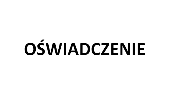 oswiadczenie