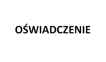 oswiadczenie